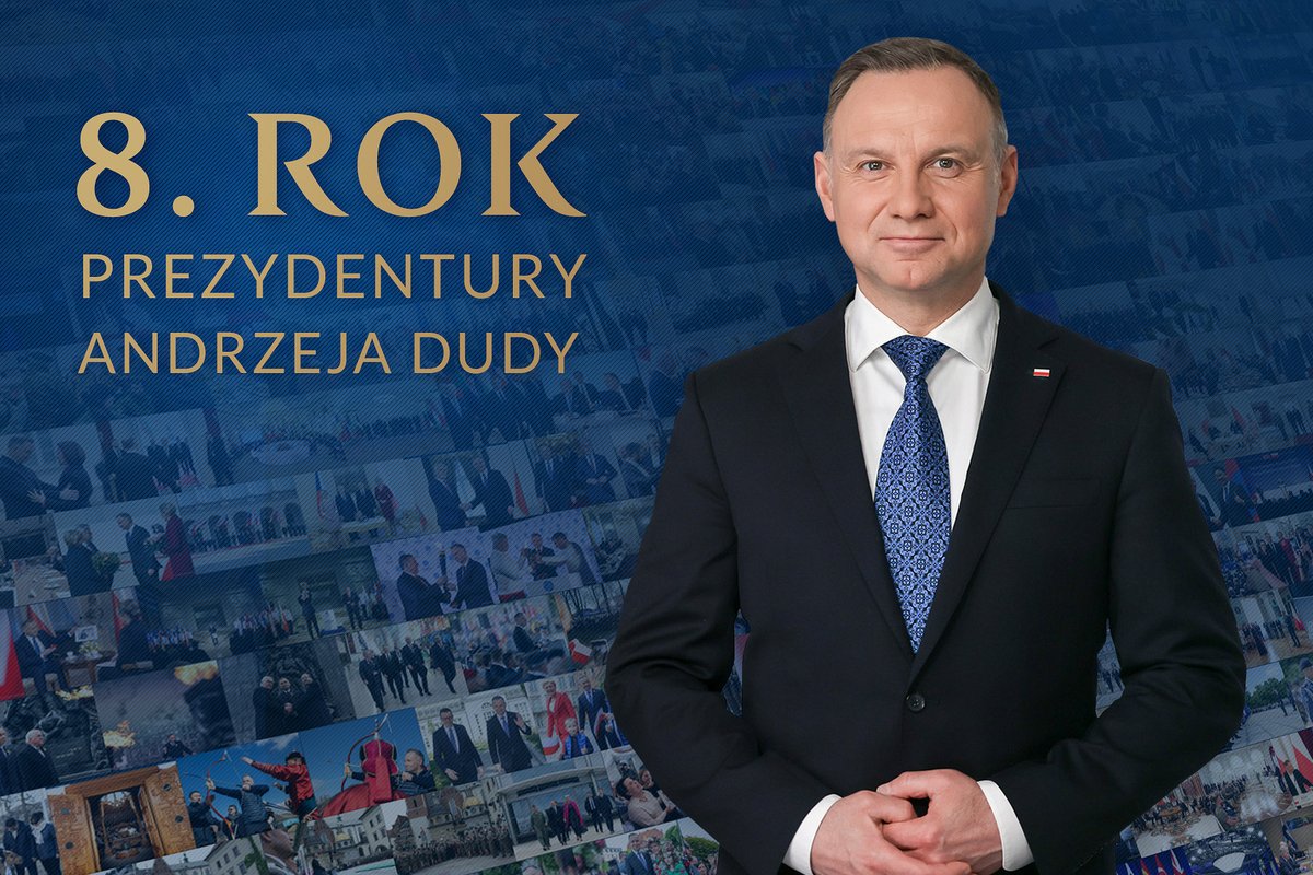 prezydentplarch's tweet photo. 🇵🇱 Ponad 100 wizyt krajowych i zagranicznych, niemal 70 wydarzeń o charakterze międzynarodowym, które odbyły się w Polsce, 6 zgłoszonych inicjatyw ustawodawczych i niemal 40 przyznanych awansów generalskich – to niektóre z liczb opisujących trzeci rok II kadencji prezydentury @AndrzejDuda.
📅 6 sierpnia minie 8. rocznica zaprzysiężenia Andrzeja Dudy na Prezydenta RP.

✔️ Wybrane obszary działalności #PAD w minionym roku:
https://t.co/7R1LJZ8xaa
