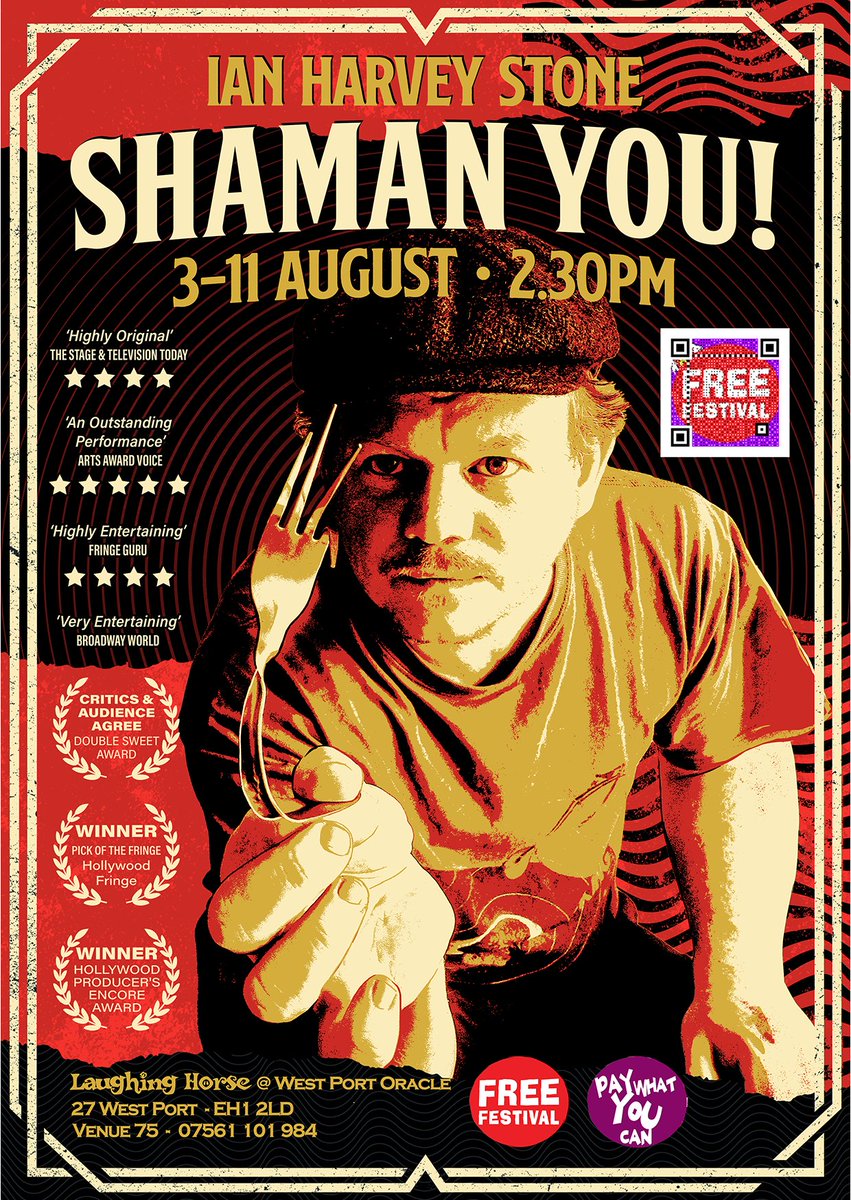 IanHarveyStone's tweet photo. @mrcarl_woodward Hey Carl! For that proper fringe experience come see my show about living in LA, squirrel theology, my psychic nan, Thai massage and human connection! Audience feedback:
https://t.co/yuWkSACTgx  #edinburghfringe #shamanyou #comedy #mindreading #standup #wackyvenueshapedlikeaplane https://t.co/9pOsZLhuXv