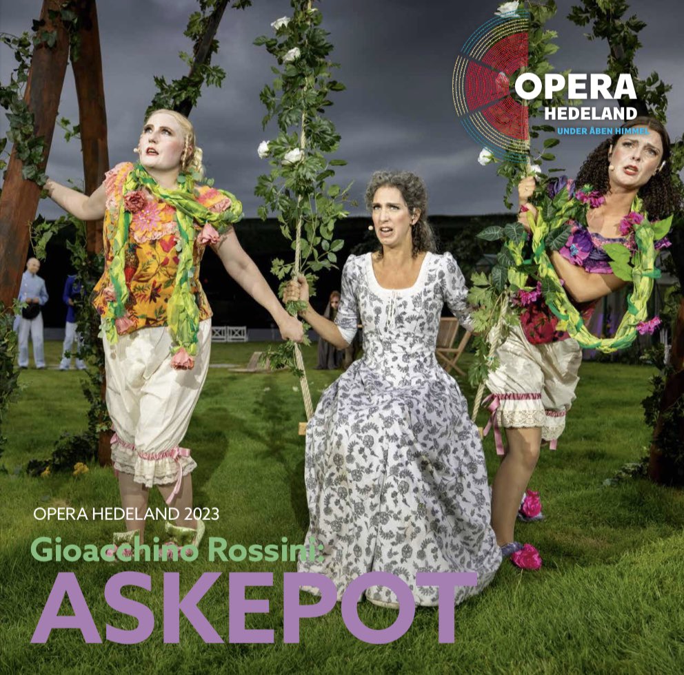 missmunter's tweet photo. Det er et ungt kunstnerisk team, der i aften har premiere på #askepot #operahedeland #vestegnensdyrehave og første gang vi opsætter en #rossiniopera. Ses vi til opera #underåbenhimmel? 💚 https://t.co/oeLkpoUv6Z