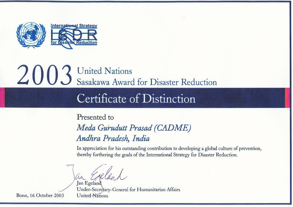 GuruduttMeda's tweet photo. 2003 United Nations( Sasakawa Award for Disaster Reducation)
#UnitedNa #Sasakawaaward
@SasakawaUSA https://t.co/oBU5Tsa0ML