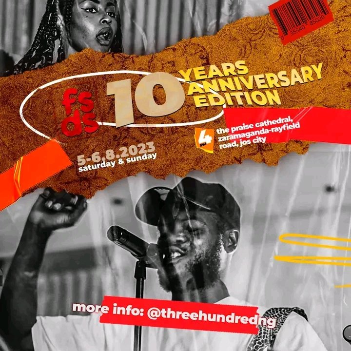 freeman_fanatic's tweet photo. FSDS today in the city of jos begins today. It's the event’s Ten Year celebration. Please attend (even online @threehundredng on YouTube and Facebook) and if you can support the vision with your money, prayers and publicity. https://t.co/Rg8Can0K6o