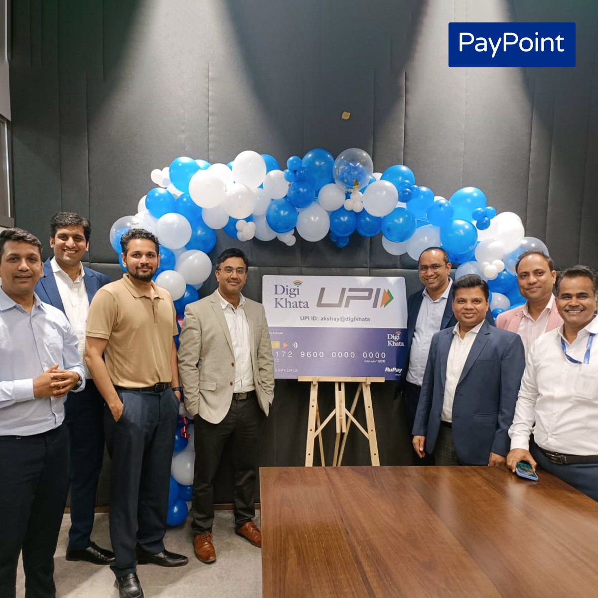 paypointindia's tweet photo. Celebrating the successful launch of Digikhata - our innovative financial solution!
Stay tuned for the unveiling of our revolutionary Digikhata, which will redefine your financial management experience.
#PayPoint #LaunchEvent #Digikhata #FinancialSolution #Innovation #Fintech https://t.co/4IBTGDuc2A