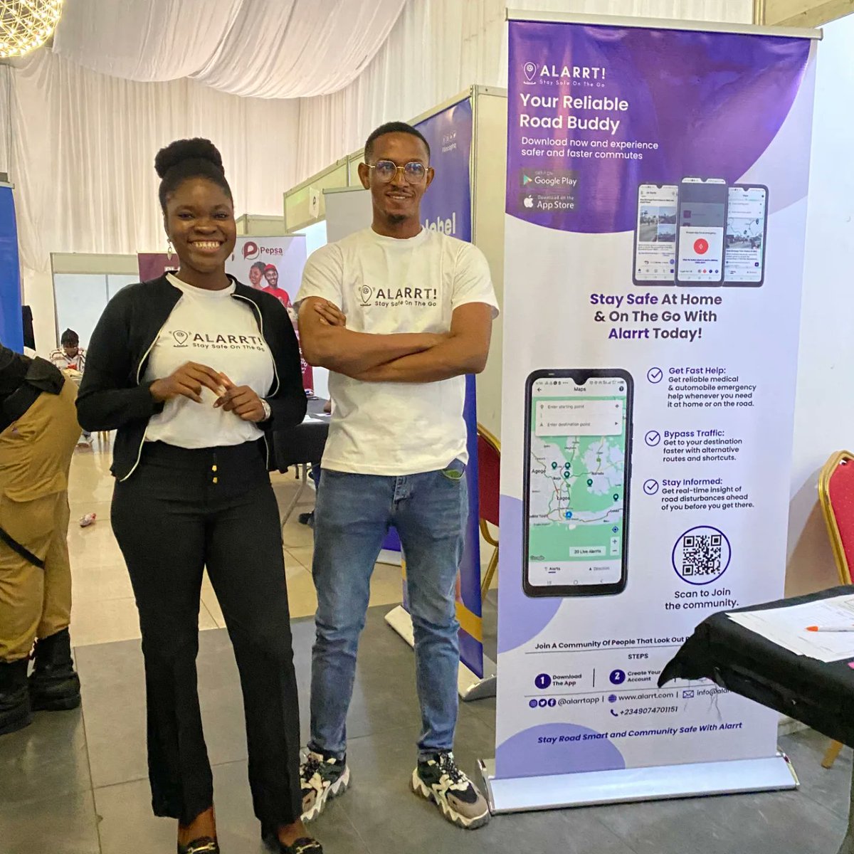 danieleziah's tweet photo. We had a fantastic time on Thursday at CIBIN Generation Next Forum where we exhibited and introduce our product software @alarrtapp to the deputy governor of Lagos state, the distinguished attendees and the amazing National Youth Service Corps in Lagos. https://t.co/PiZrhbxKPt