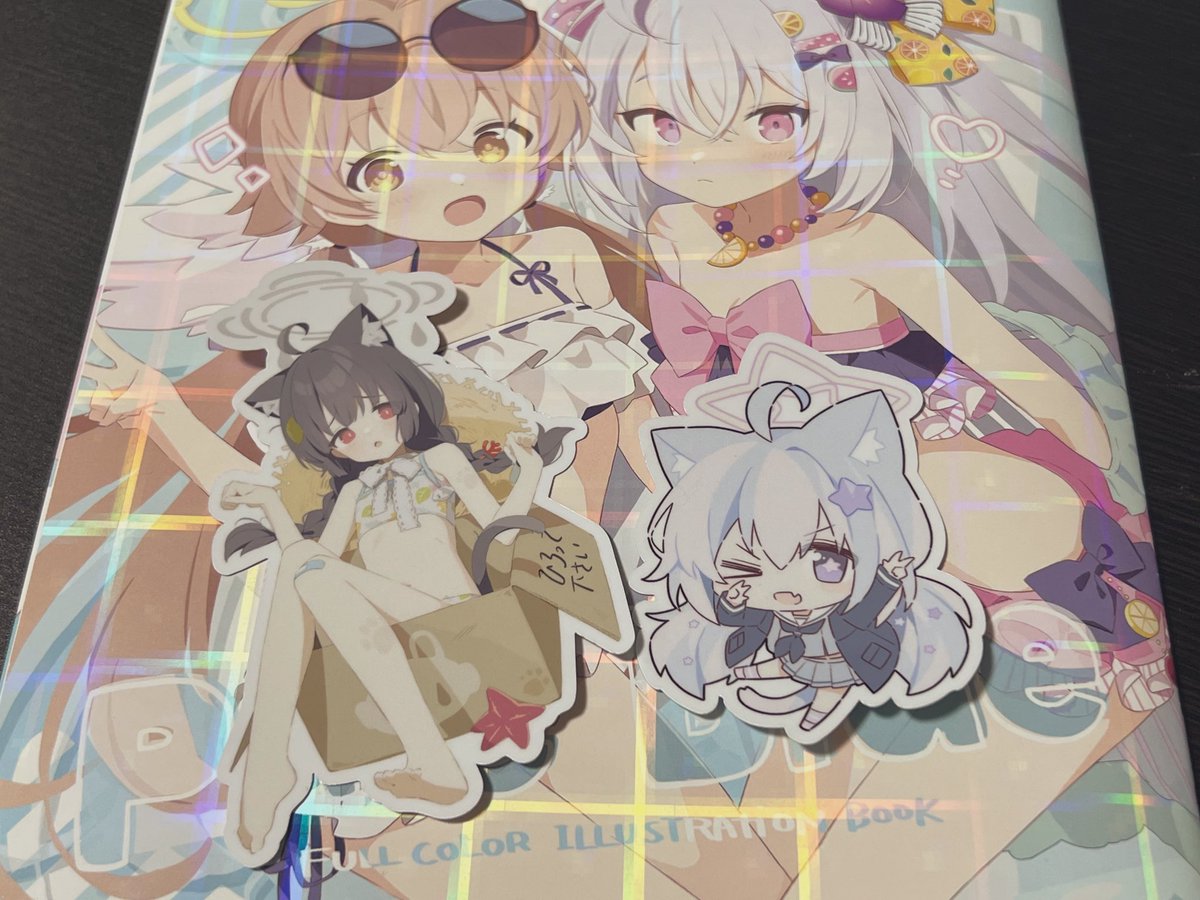 白洲アズサ(ブルアカ) ,阿慈谷ヒフミ(ブルアカ) 「うあ!かわい。。。 」|うろつきのイラスト