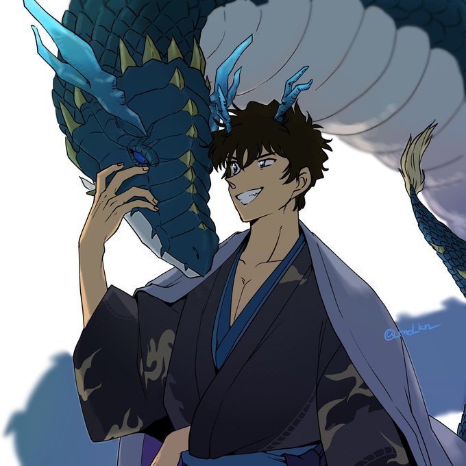 「dragon kimono」 illustration images(Latest)｜4pages