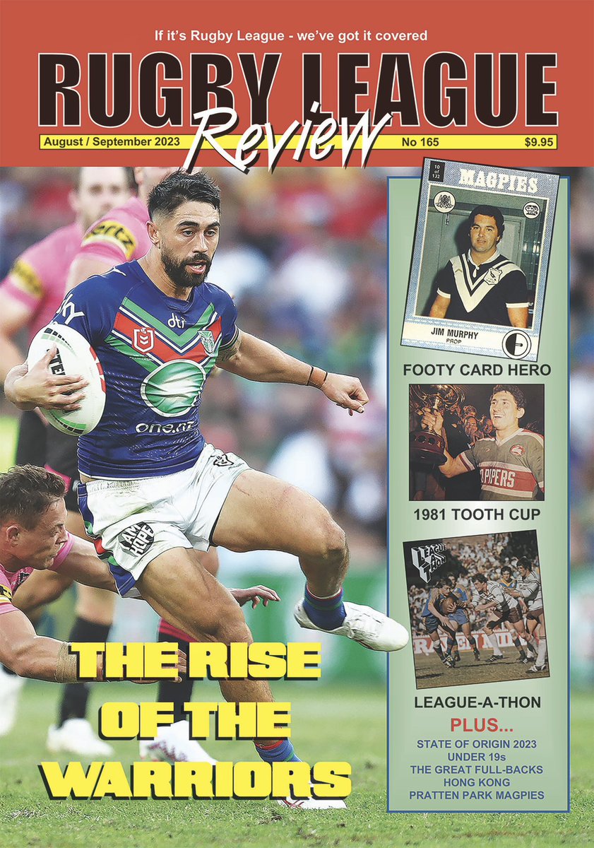 RL_Review's tweet image. Don’t miss out on your copy of Rugby League Review. Out now at newsagents or guarantee your copy by subscribing at

rugbyleaguereview.com/subscribe.htm
