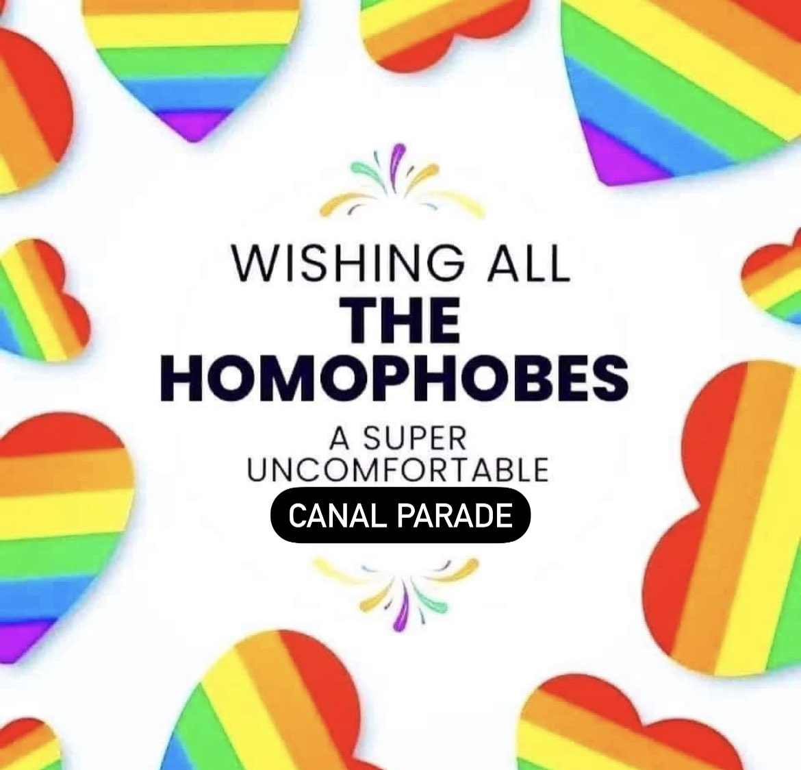 PostvanFenna's tweet photo. Happy #CanalParade en #Pride2023 iedereen (behalve de haters). Veel plezier. Love is Love en iedereen mag er zijn! #PrideAmsterdam https://t.co/cfG4JuqCcH