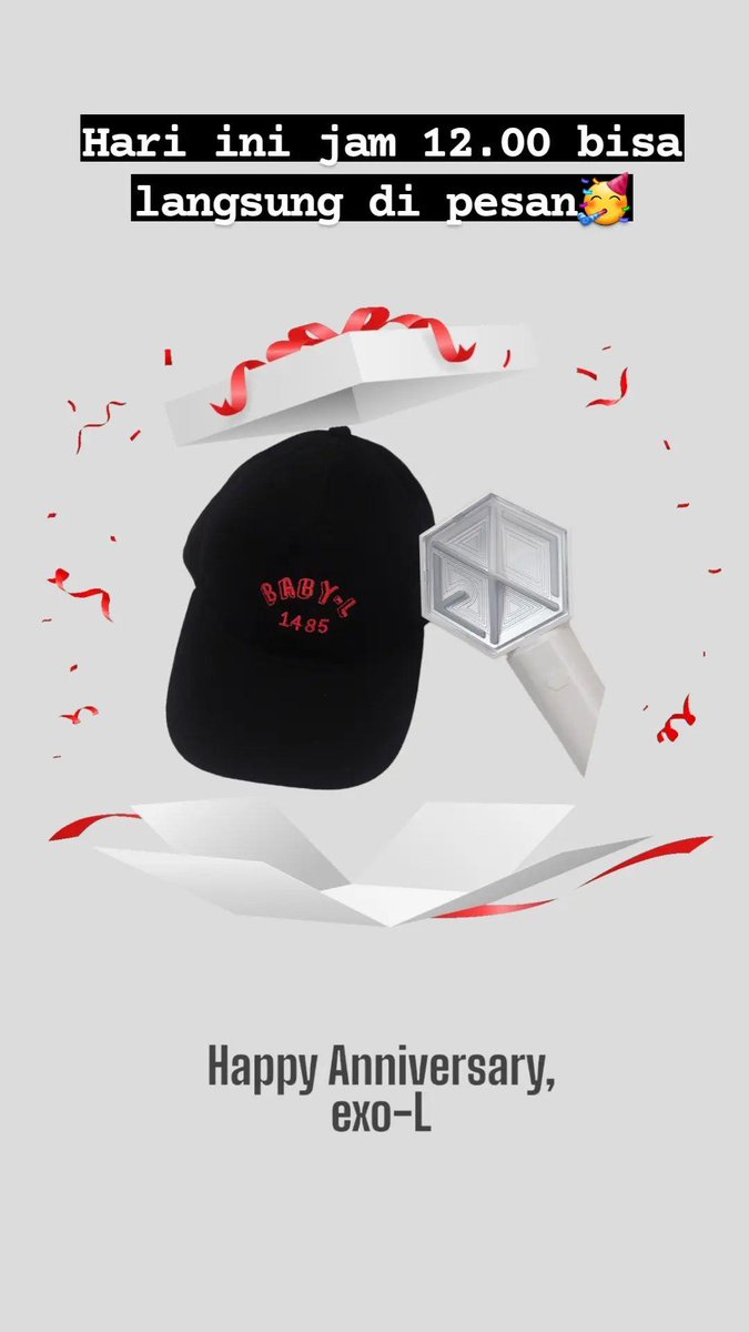 justsaaa_'s tweet photo. Happy anniversary exo-l
Dihari yang spesial ini kita open preorder topi baby-l dan bagian belakang bisa di customize, buruan order di ig justsaaa_
#EXOLDay #EXOL https://t.co/ATn0sMKfjp