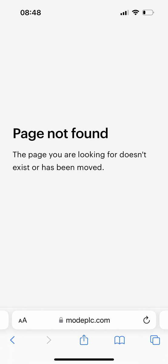 ryanward0908's tweet photo. #mode #modeplc @jrowland58
Mode website now taken down? Could the suggestions of RTO be true? 🤪 https://t.co/p7W5xL3N0C