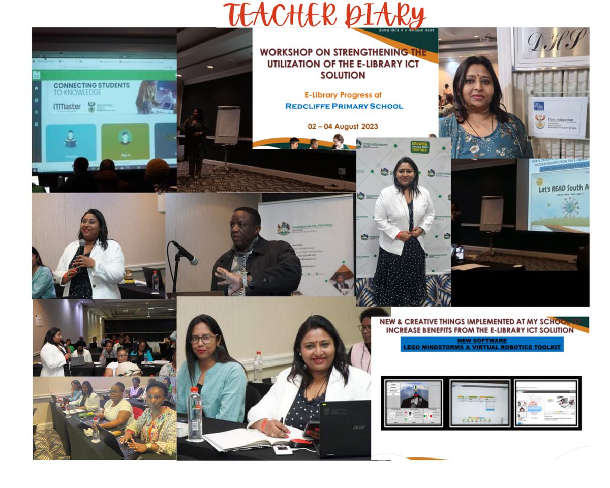 Teacher diary...
Keeping up with the latest trends in Education
#4IR 
#artificialintelligence 
#ICTinEducation 
#educationrevolution 
#globaleducation
#DepartmentOfBasicEducation 
#departmentofeducationkzn 
#pinetowndistrict 
#billynaircircuit