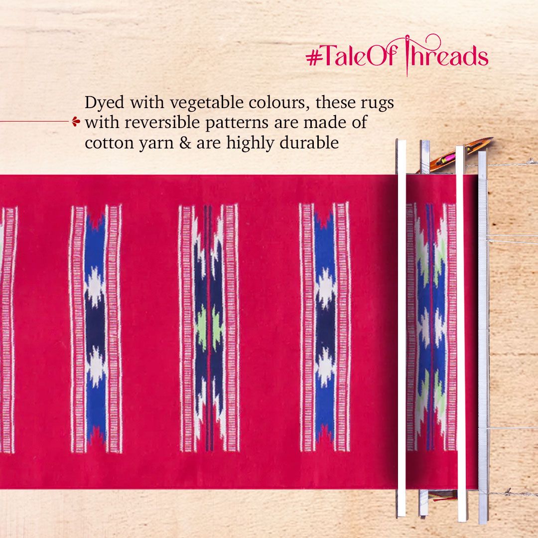 ODOP_IND's tweet photo. Exhibiting Indian craftsmanship supremacy, these carpets flaunt intricate designs with motifs ranging from floral to geometric & abstract patterns.
Know more at https://t.co/3WmPh9KVb0
#InvestInTelangana #ODOP #NationalHandloomDay #MyHandloomMyPride #InvestIndia #TaleOfThreads https://t.co/gWJ5nnLs3m