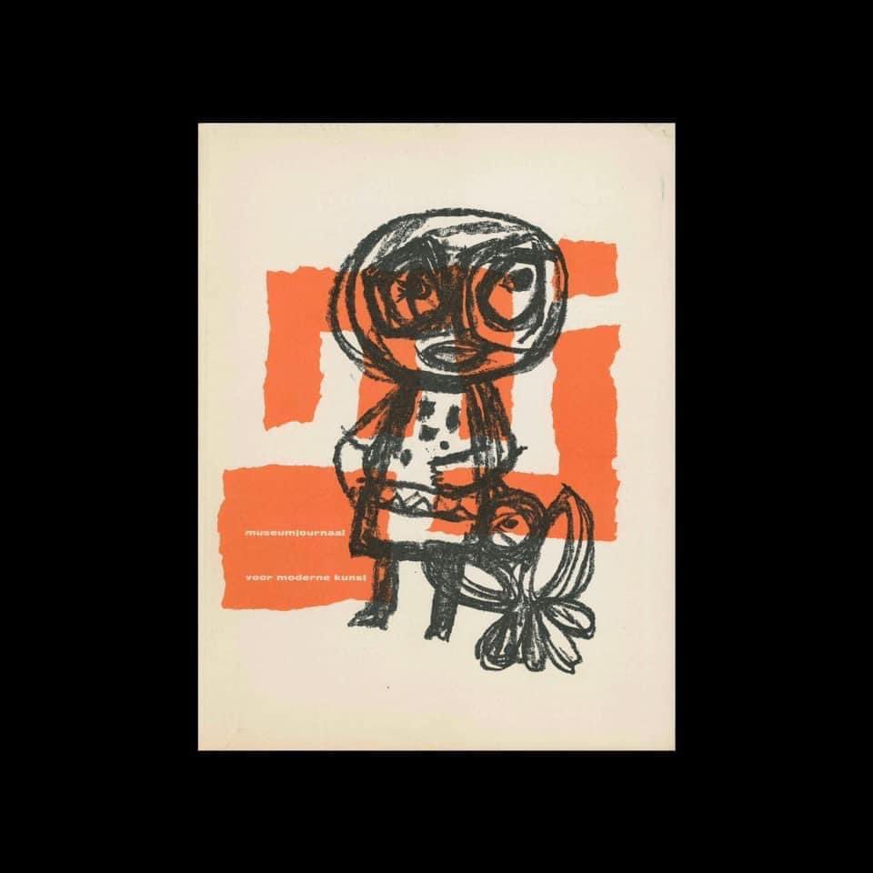 DesignReviewed's tweet photo. Museumjournaal, Serie 9 no7, 1963. Cover illustration by Gerrit Benner. https://t.co/fXyqtyD3Ee https://t.co/Dp5PuKIA3q