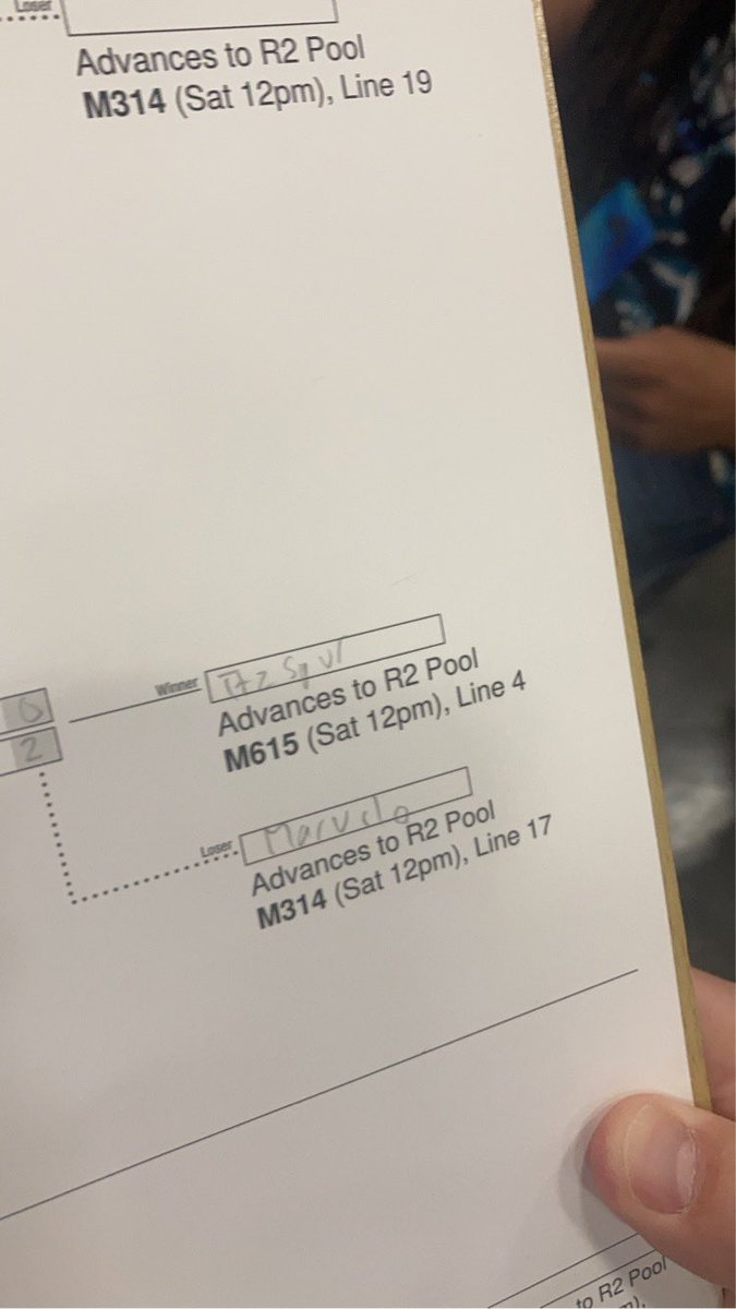 Aspur22's tweet photo. Made it out the first round of pools in winners Sf6 back at it tomorrow #Evo2023 https://t.co/M1u0uC6gXK