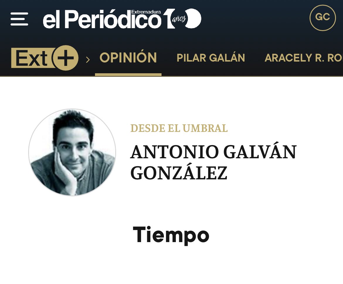 AGalvanGonzalez's tweet photo. Mi columna semanal de opinión: “Tiempo” 

👉 https://t.co/XXCZT2kyVq

👉 https://t.co/khYhAzS24u https://t.co/FS0d52NdYK
