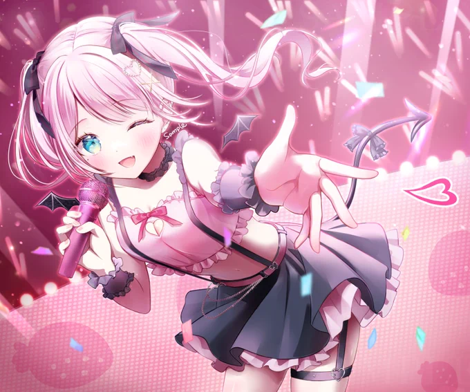 夢苺しのあ様(#Yumeichi_shinoa)のイラスト描かせていただきました