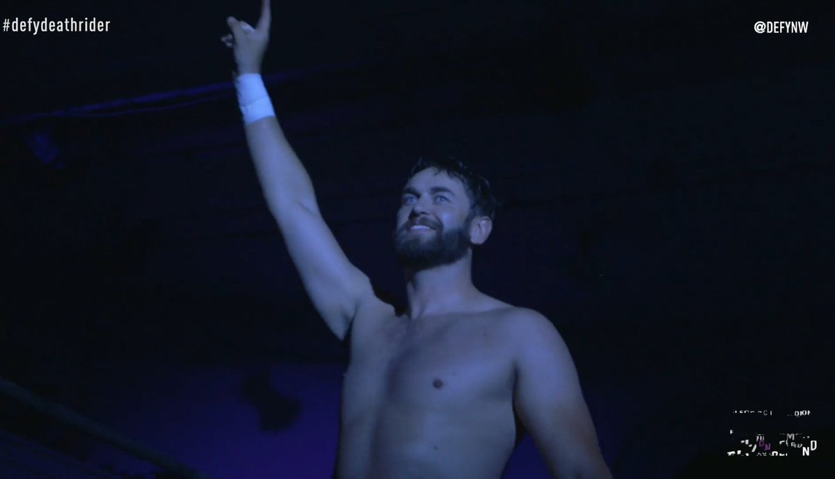 MikeGuylee's tweet photo. Jon Moxley vs.  Artemis Spencer

Damn ... absolut great main event between Mox and Artemis!!!

I really liked the chemistry the two had in tge ring!!!

Also a great speech after the match!!!

#DefyDeathRider https://t.co/9JqEsbyXvB