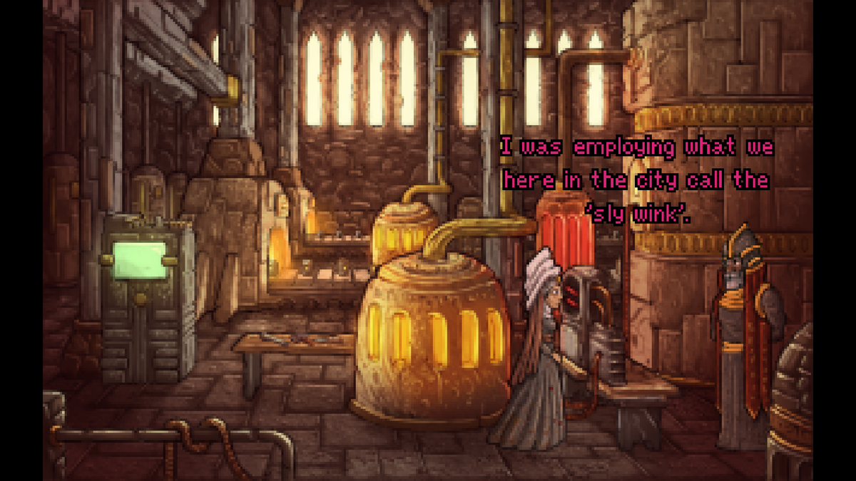 In Shards of God, you investigate a murder on a distant desert planet. It takes about as much time to play through as reading an Agatha Christie short story, and you can play it for FREE: hvavra.itch.io/shards-of-god.
#pointandclick #adventure #indiegame #screenshotsaturday