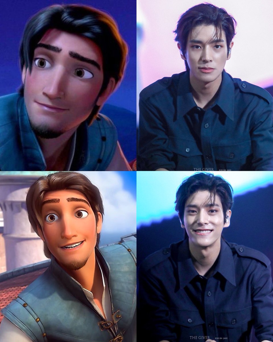 jake as flynn rider 🤍✨