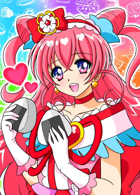 どっちもキュアプレシャスですが…… 右はすでに限界ギリギリ…… もう私様に今のプリキュアを描くのは無理と悟り、プリキュアを卒業しました 左の車田版ならまだ描けなくもない……ただし初期のプリキュアに限りますが #キュアプレシャス