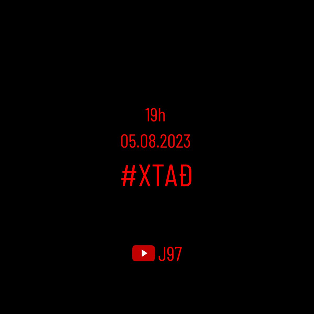 19h 05.08.2023, join me! 
#XTAĐ #JackJ97 #J97