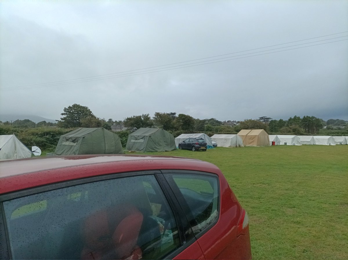 NefynCamps's tweet photo. Please pray for transition day end of B camp start of C camp. Caught the edge of a storm last night but slightly less windy this morning. https://t.co/cl5cTTg6WD