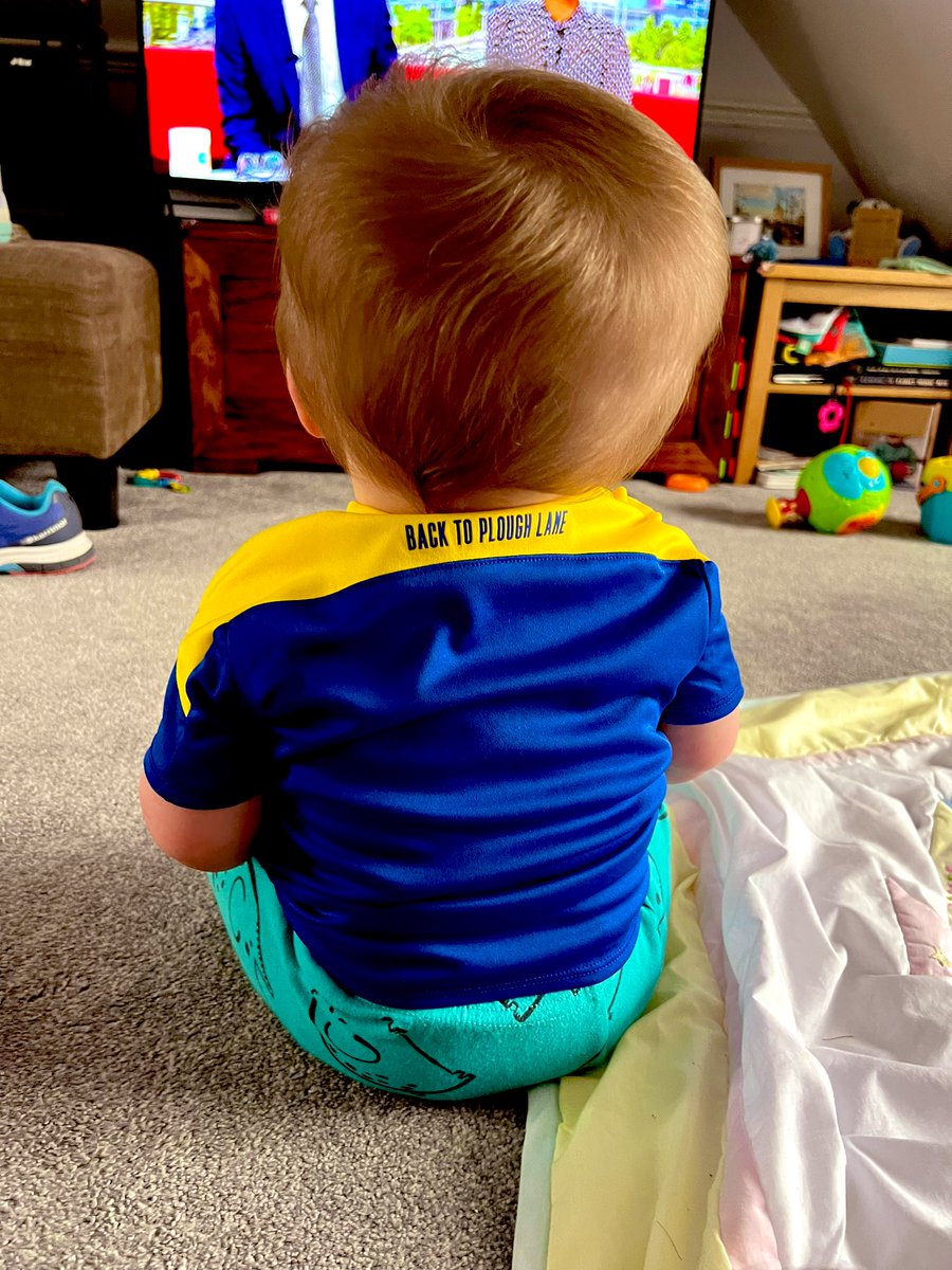 _Brewer_'s tweet image. @AFCWimbledon We are ready for the start of the season!! Let’s hope my 9 month old sends you luck for a great start to the season!  #COYD #WeAreWimbledon