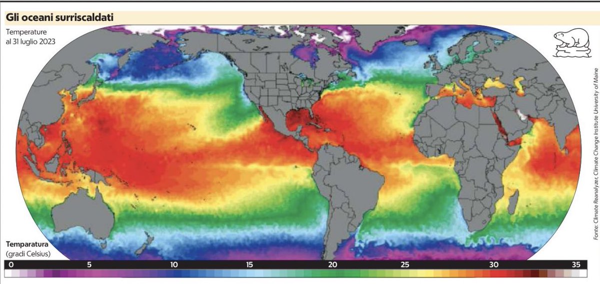 Tutto noto, tutto previsto da più di 30 anni (conferenza di #Rio e convenzione sul #clima 1992). 
Rileggere i rapporti <a href="/IPCC_CH/">IPCC</a> . 
Ciò che fa arrabbiare non è chi lo nega, ma chi gli dà retta e chi sostiene che comunque sia inevitabile continuare con i #fossili …
#ClimateCrisis