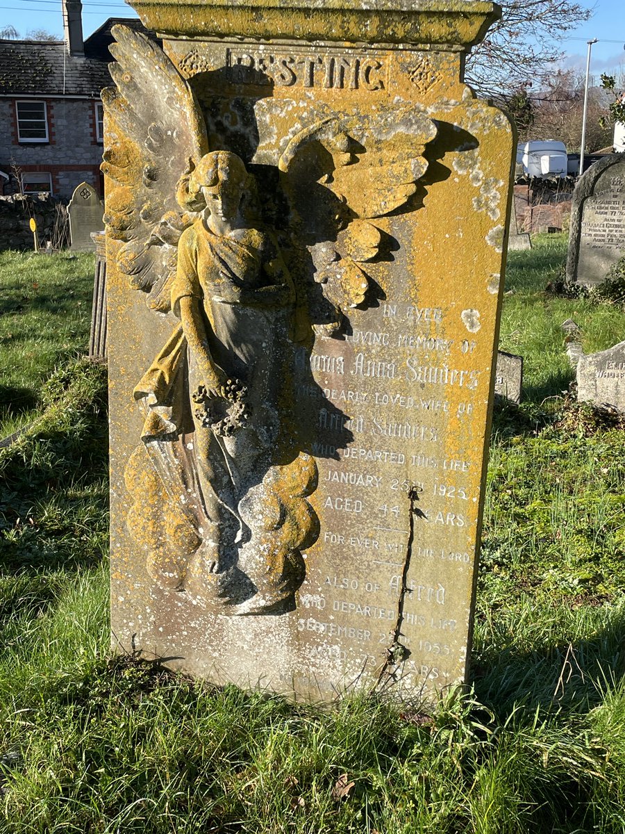 From the churchyard at St Michael’s, Kingsteignton, Devon 

#AugustAngels #Angel