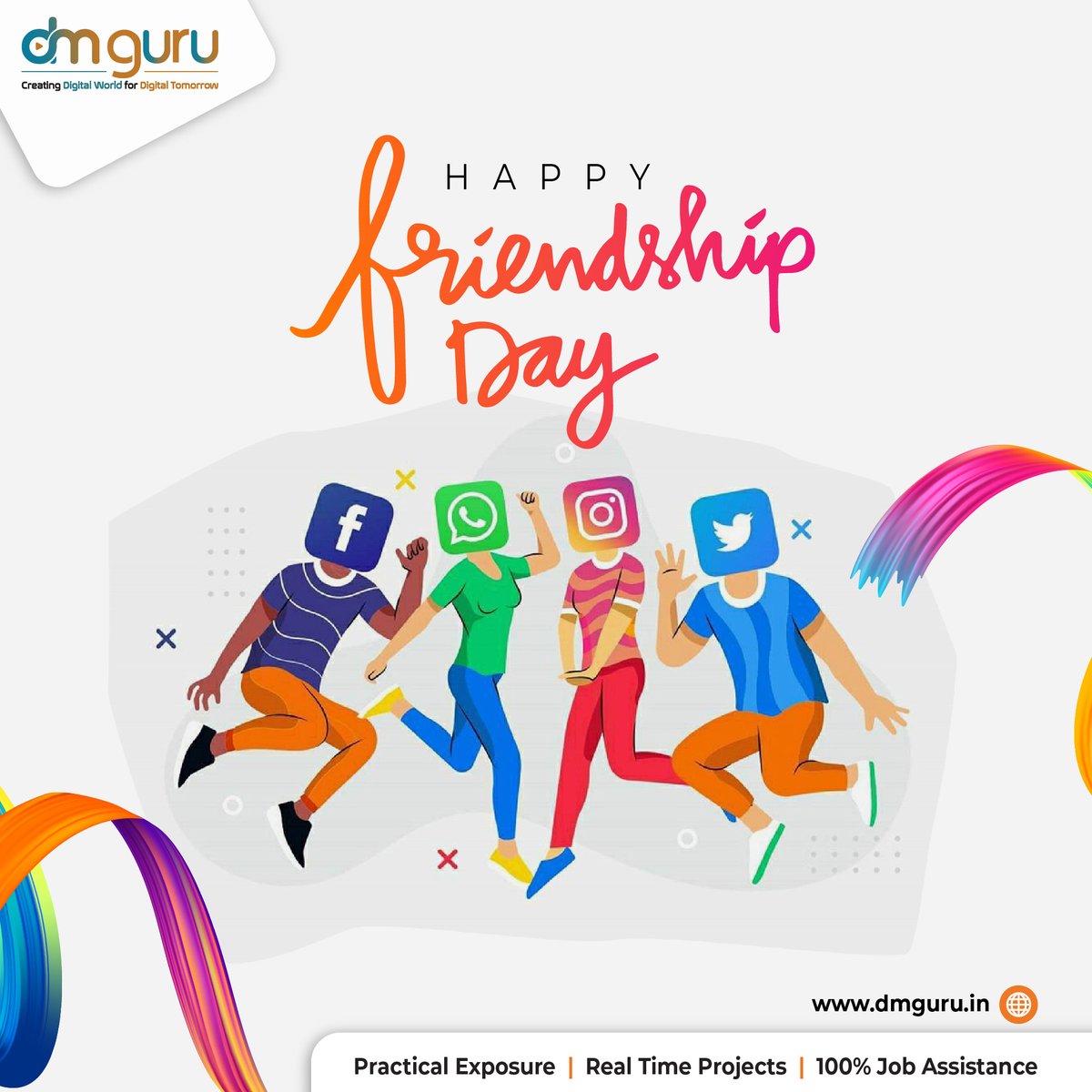 dmguru_training's tweet photo. Cheers to the friends who light up our institute days! Happy Friendship Day to all the incredible students who make each moment memorable with their camaraderie Cheers to lifelong friendships!🤩🤩

Happy Friendship Day !! 👩🏽‍🤝‍👩🏻💖

#happyfriendsday #friendship #dosti #buddiesforlife https://t.co/Y4xHDPv7y6