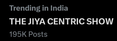aashi_Kohliii's tweet photo. Currently tre*nding with 195k tweets so 200k in next 3 mins?

THE JIYA CENTRIC SHOW https://t.co/4Ot3eXN83M