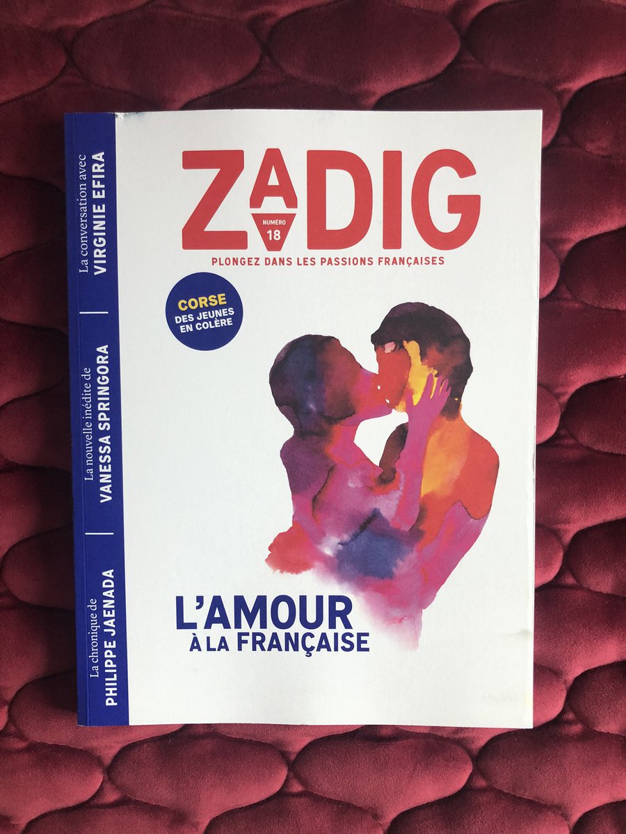 ericfotto's tweet photo. Ce week-end plongez dans @zadiglemag consacré à l’amour ! Et découvrez une enquête en profondeur sur ce qu’il remue la jeunesse corse, par @paulortoli. Et les chroniques de Karine Tuil, Philippe Claudel, Philippe Jaenada. Et le trait de Catherine Meurisse. Oui tout ça dans Zadig! https://t.co/JYNTN3KRMX