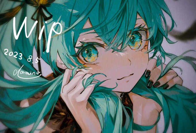 息抜きミクちゃんwip #初音ミク