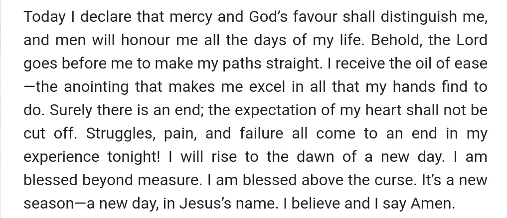 TheFtXMaestro's tweet photo. Today's Declaration 🙏 https://t.co/Lzhn6DUfzW
