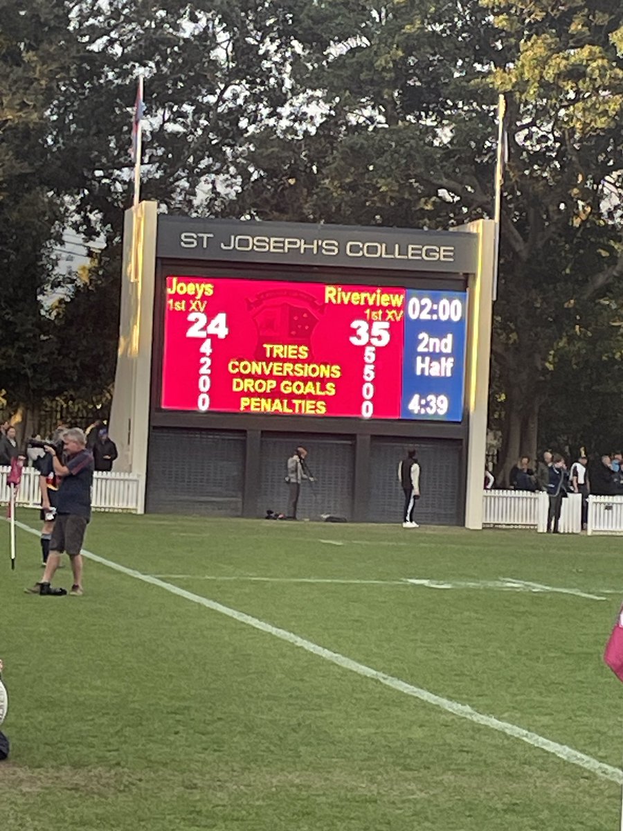 A great win by the 1st XV at Joeys this afternoon.