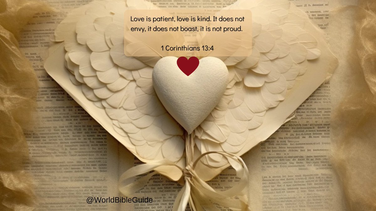 WorldBibleGuide's tweet photo. 💕 "Love is patient, love is kind. It does not envy, it does not boast, it is not proud." 💕 - 1 Corinthians 13:4
#bible #bibleverse #verse #bibleexplained #corithians #inspiration #love https://t.co/ZBkcP3nlIJ