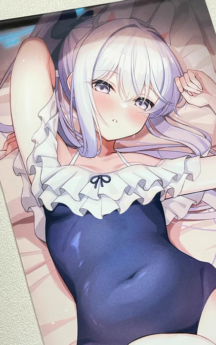 タペ水着ミヤコ～! 本文には入れてないのですが、お気に入りの絵だったのでタペにしちゃいました!
