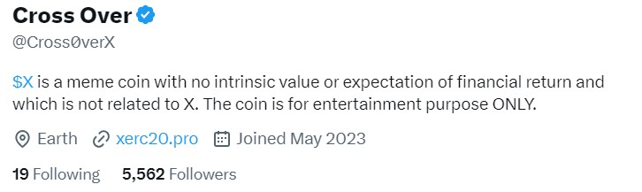 izakoon11's tweet image. Basically, this is why I went for #XCOM and not for the "original" $X token. Not even the logo is original...

At least #XcomERC20 has the history and the community behind it, and a valuable asset.