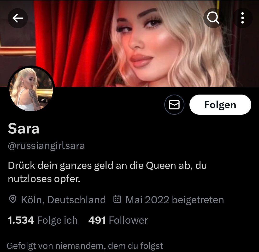 Tom_fakefinder's tweet photo. @russiangirlsara (vorher @saradeinequeen) ist fake

#gibfakeskeinechance

@russiangirlsara => 1524485974444711936 https://t.co/0nLoPW37eD