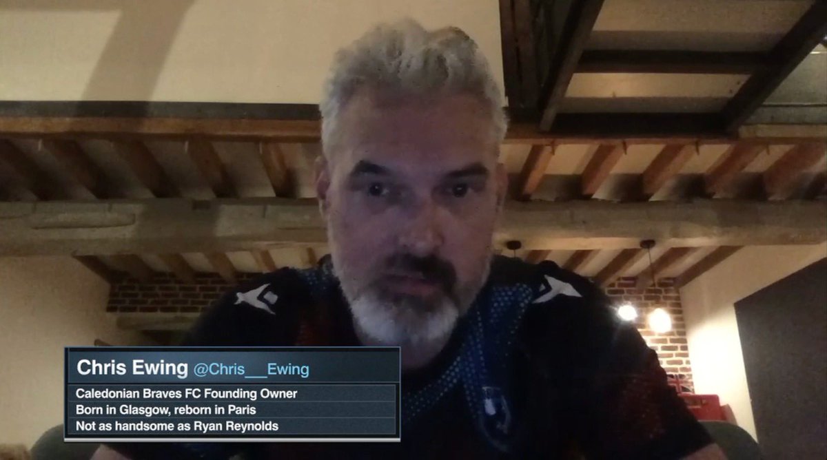 Chris___Ewing's tweet photo. Done dirty by the boys on #futbolamericas on @espn  @SebiSalazarFUT @herculezg 
« not as handsome as Ryan Reynolds» 🤣

My daughters disagree 😅 and has #ryanreynolds modeled in the #parisfashionweek  ? 😂🤔 https://t.co/CyhrxeyGeK