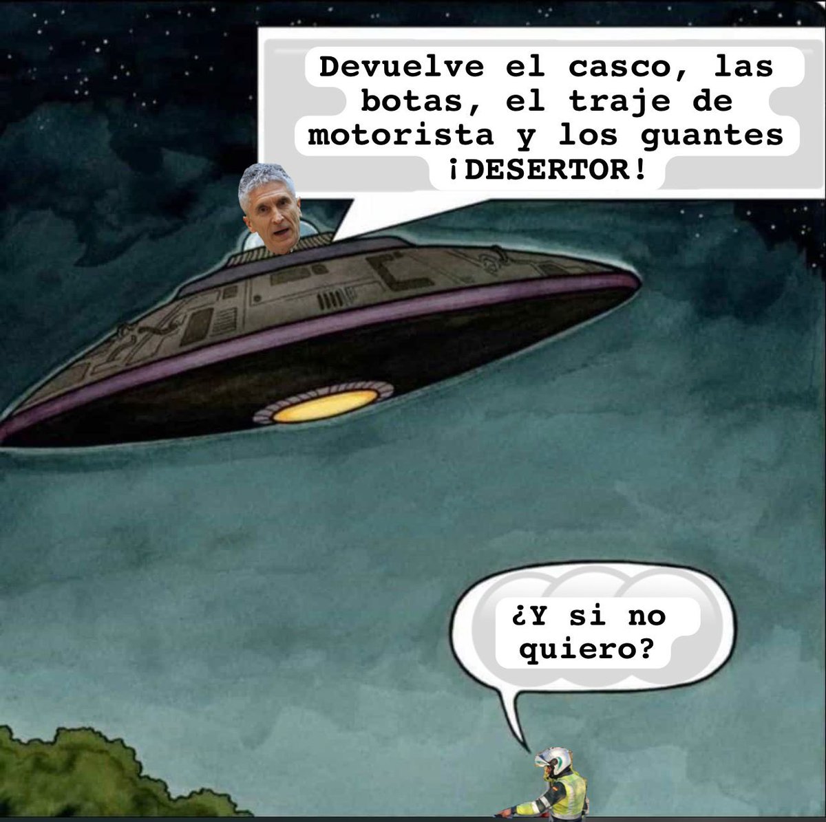 La agrupación de tráfico de la Guardia Civil obliga a los compañeros que se marchan de la especialidad a devolver casco, botas, guantes,  pantalon y chaqueta.
No hay ropa porque quedan los contratos desiertos. #guardiacivil #jucillarioja #guardiacivildetráfico #cota #JUCIL