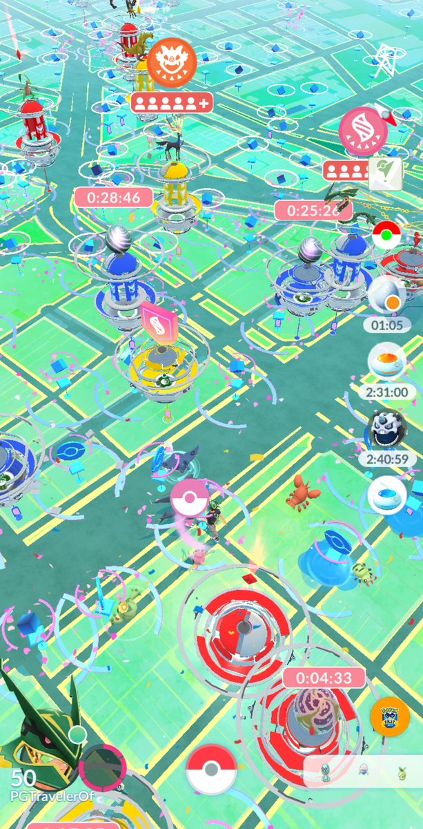 PGTravelerOf's tweet image. Osaka has a very mad in-game ! #PokemonGo #PokemonGOFest2023 #pokestop #gym #lure #spawn #Raid #Osaka #Japan