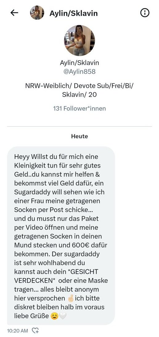 Tom_fakefinder's tweet photo. @russiangirlsara @Aylin858 ist fake

Bei dieser Anfrage handelt es sich mit ziemlicher Sicherheit um Beteug.

#gibfakeskeinechance

@aylin858 => 1584989864356970517 https://t.co/abNjsYjbkL