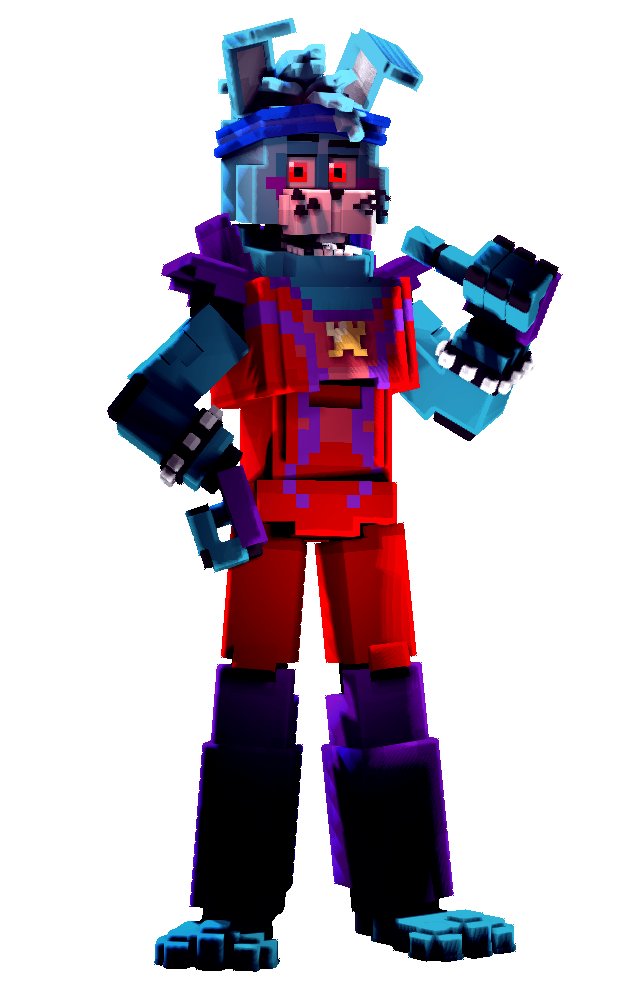 Fnaf 2 Toy Bonnie Minecraft Skin