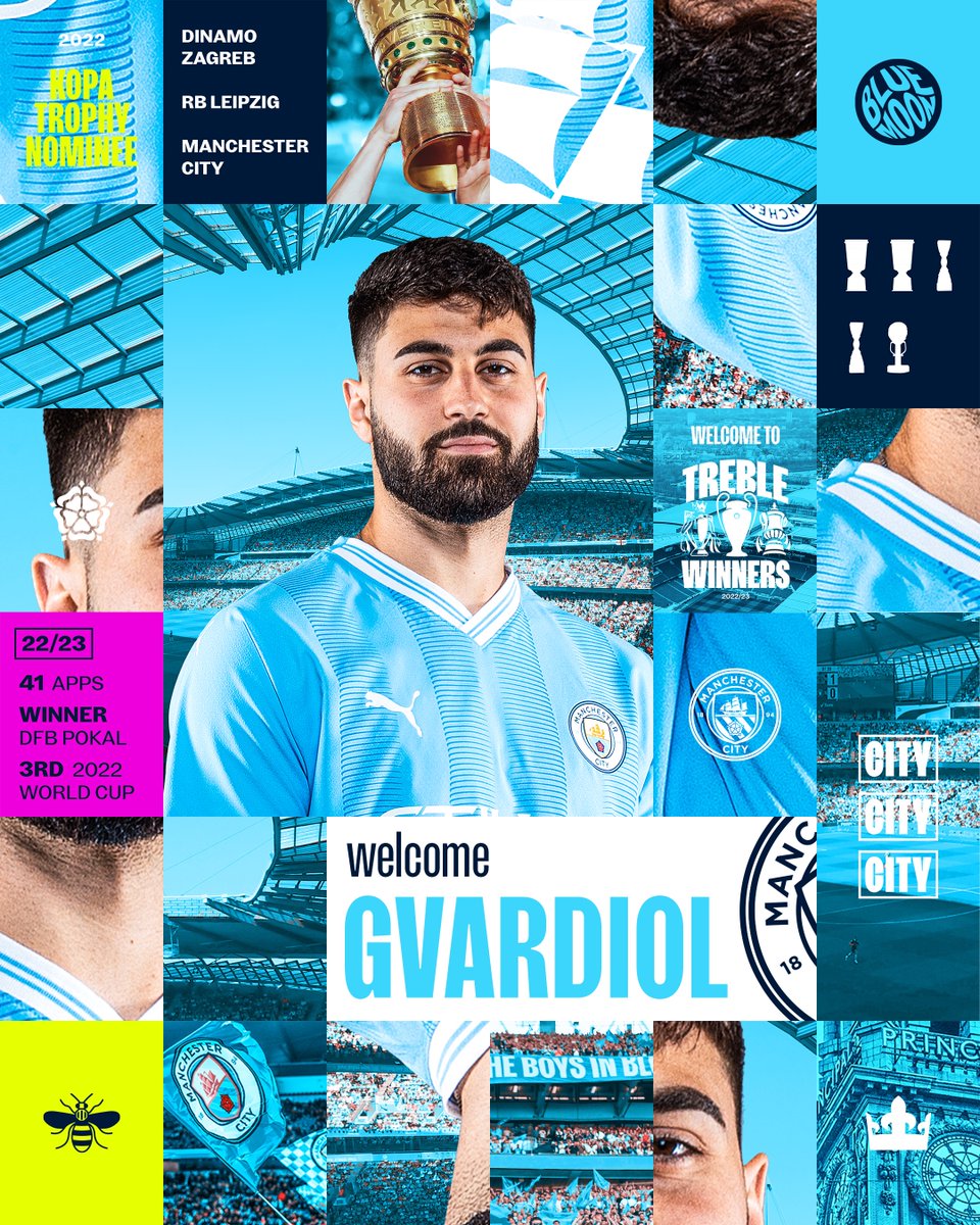 Josko Gvardiol signs for City! 🩵