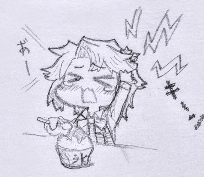 夕方のお絵描き
頭キーン秋霜さん 