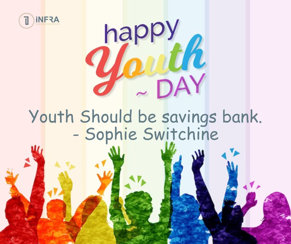 1infraofficial's tweet photo. *Happy International Youth Day*

@1infraofficial wishes a very "Happy International Youth Day" to everyone.

#YouthDay #ILTakeCareOfYourHealth #InternationalYouthDay #Noida #noidakhabar #noidaproperty #ncrproperties
#1infra #1infraofficial https://t.co/NCqxeypc6F