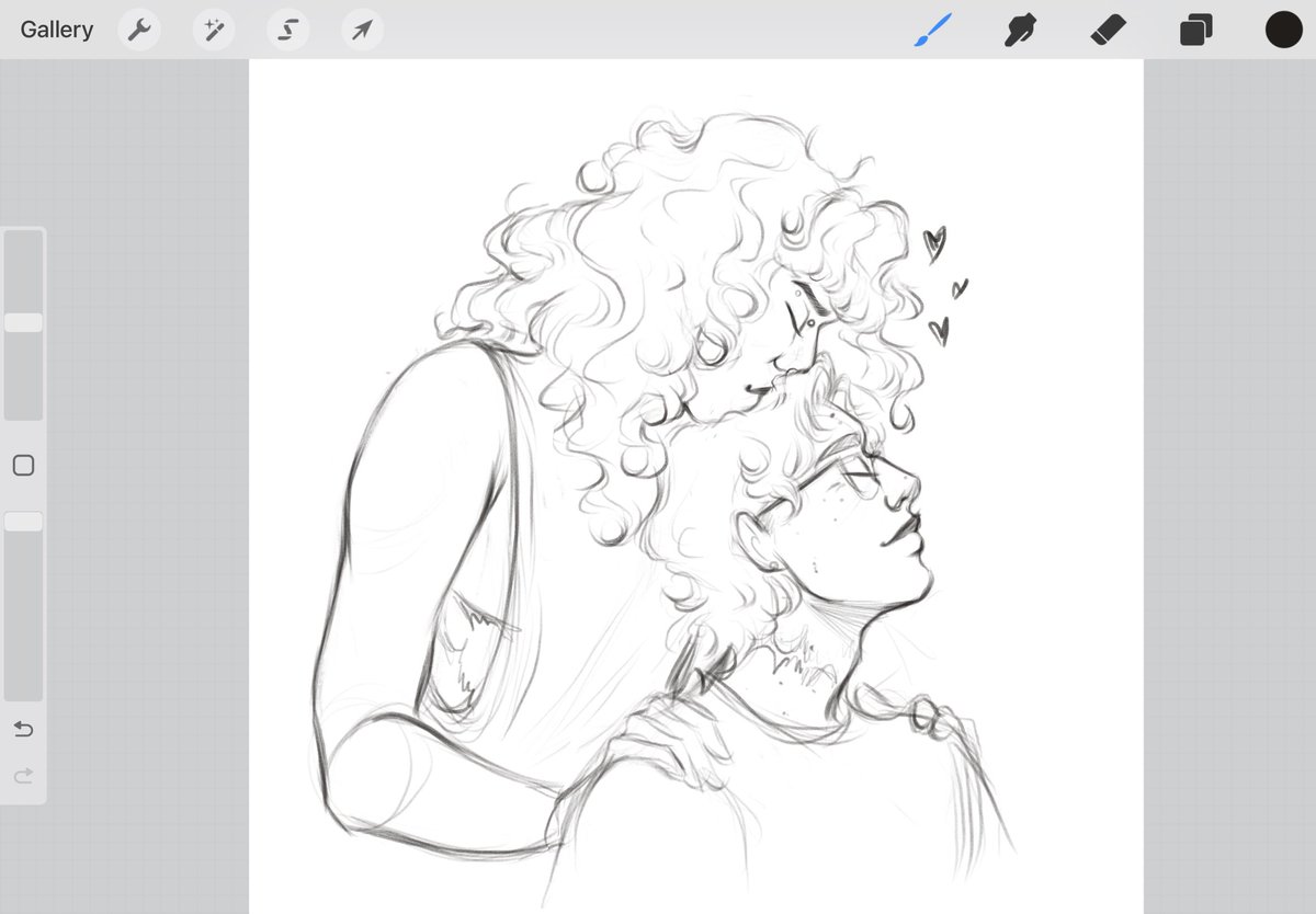 Lilustrate_'s tweet photo. I can’t draw for shit right now and it’s pissing me off 💀💀💀

#steddie #steveHarrington #eddiemunson #StrangerThings https://t.co/YAw7ddOtIk
