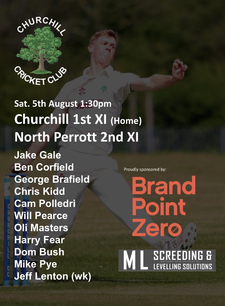 🏏TEAM ANNOUCEMENTS🏏 🌳1st XI welcome @NorthPerrottCC th as they look to continue their strong recent form! ☀️2nd XI travel to @HVCCofficial to take on the 2nd XI as they look to bounce back after last weeks defeat! #UTC 🏏🌳☀️