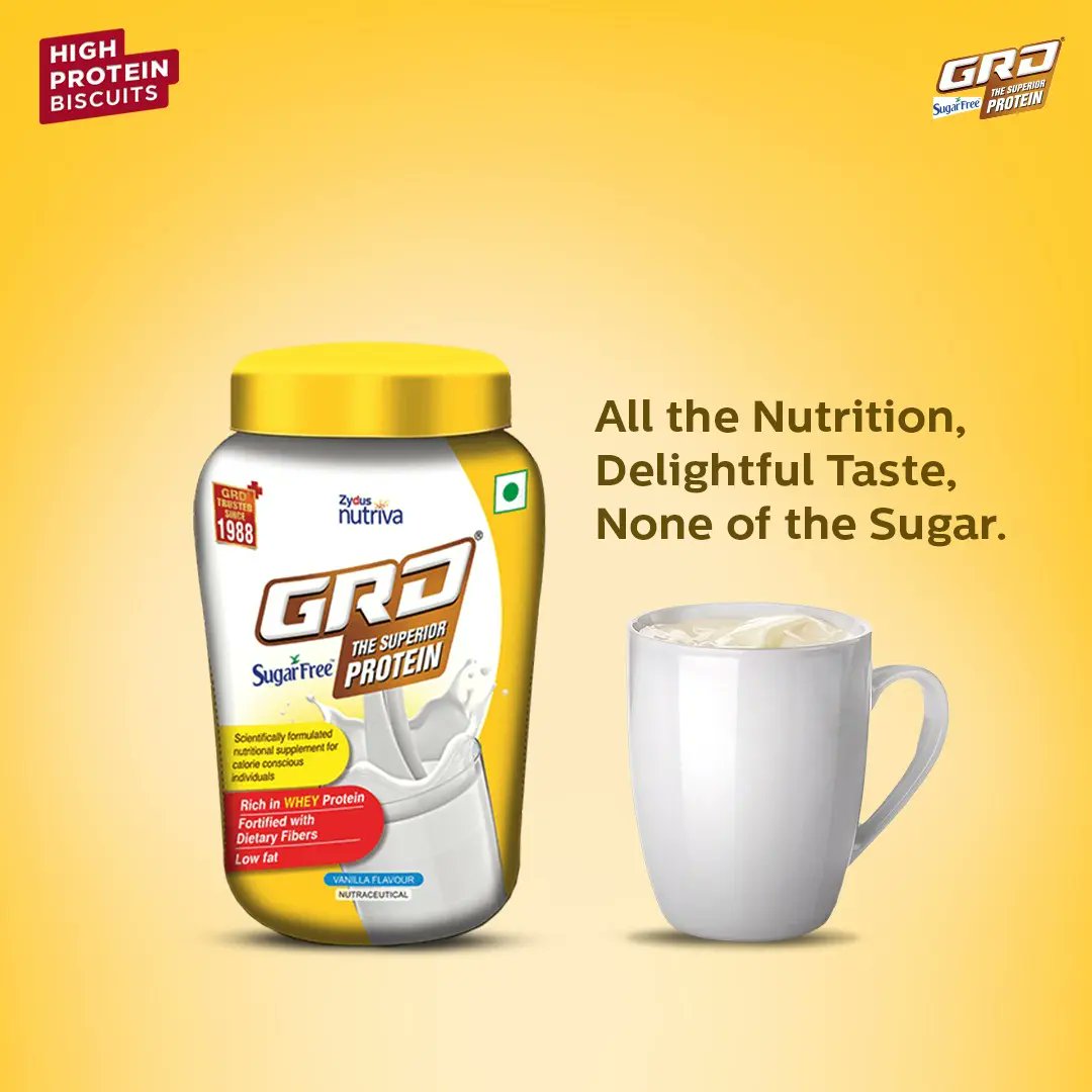 GrdProtein's tweet photo. GRD Sugarfree: Delight in Guilt-Free Nutrition! Fulfill your daily protein needs deliciously while managing lifestyle disorders like diabetes and obesity. With 26 essential nutrients and dietary fibers, it's the perfect choice for a wholesome lifestyle. https://t.co/pUJEEMLxeg