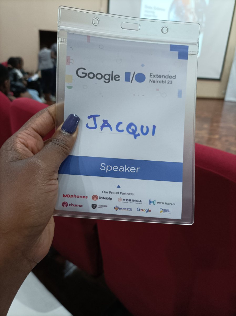 Jacqui_Gitau's tweet image. Tupo site 🥳🥳

#IOExtended 
#IOExtendedNairobi 
#GDGNAIROBI